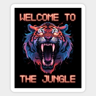 Welcome to the Jungle - Orange Bengal Tiger Magnet